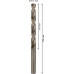 BOSCH PRO Metal HSS-G csigafúrószár, standard hosszúságú, 8,7 x 81 x 125 mm 2608585513