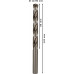 BOSCH PRO Metal HSS-G csigafúrószár, standard hosszúságú, 10,9 x 94 x 142 mm 2608585529