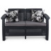 CURVER CORFU LOVE Seat kanapé, 128 x 70 x 79cm, barna/csokoládé 227585