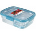 CURVER SMART FRESH 2x0,2L+1L 20x15x7cm átlátszó/kék 00992-284