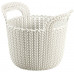 CURVER KNIT hatású tálca szett (A4, A5, A6) krém 234663 (00773-X64)