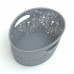 CURVER VICTORIA csipke hatású kosár 29 x 16 x 21 cm szürke 02205-099