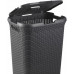 CURVER STYLE 60L Szennyestartó 44,8 x 61,5 x 34,1 cm, sötétszürke (00707-308) 189211