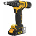 DeWALT DCF403E1GT-QW Akkus popszegecselő PowerStack (18V/1x1,7Ah) Tstak
