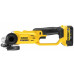 DeWALT DCG412M2-QW Akkus sarokcsiszoló XR (125mm/18V/2x4,0Ah) koffer