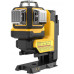DeWALT DCLE34035B-XJ Akkus távirányítású vonallézer 3x360° (18V/akku és töltő nélkül)Tstak