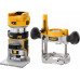 DeWALT DCW604P2-QW Akkus kombinált marógép XR (8mm/18V/2x5,0Ah) Tstak