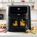 DOMO Deli-fryer légkeveréses fritőz 8 liter, fekete DO543FR