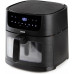 DOMO Deli-fryer légkeveréses fritőz 8 liter, fekete DO543FR