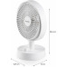 DOMO Asztali USB akkumulátoros ventilátor oszcillációval DO8151