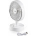 DOMO Asztali USB akkumulátoros ventilátor oszcillációval DO8151