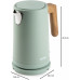 DOMO WOOD YOU Vízforraló (1,7l/2200W), rozsdamentes acél, zöld színű DO9282WK