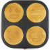 DOMO elektromos palacsintasütő, emoji, 600W DO8718P