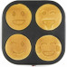 DOMO Elektromos palacsintasütő, emoji, 600W DO8718P