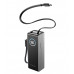 EcoFlow RAPID Powerbank (25 000 mAh, 170 W) 2×100 W beépített USB-C kábel – ezüst