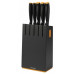 FISKARS Functional Form Késblokk 5 Késsel Fekete 102638
