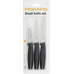 Fiskars Functional Form zöldségkés készlet, fekete, 3 db-os 1014274 (102663)