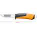 Fiskars Hardware Kés építőipari munkákhoz, tokba épített élezővel, 21,9 cm 1023619