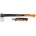 Fiskars Szett hasítófejsze X25 + pengekés CarbonMax 1057915