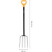 Fiskars Solid Fém komposztvilla 126cm 1070674