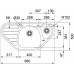 Franke Spark SKX 651 E Rozsdamentes mosogató, 960 x 500 mm 101.0617.552