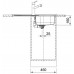 Franke Spark SKN 611-79 Rozsdamentes mosogató, 790 x 500 mm 101.0612.525