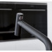 FRANKE FG 5188 Icon kihúzhatófejes konyhai mosogatócsap, matt fekete 115.0625.190