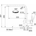 FRANKE FC 5489.501 Atlas Neo Sensor konyhai mosogatócsap, nemesacél 115.0625.489