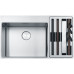 Franke Box Center BWX 220/620-54-27/2 Nemesacél jobbos mosogató, 860 x 510 mm 127.0538.259