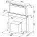 Franke Downdraft FDW 908 IB XS Páraelszívó, fekete üveg/rozsdamentes acél 110.0365.588