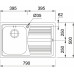Franke Logica LLX 611/2 Rozsdamentes mosogató, 790 x 500 mm 101.0120.187