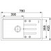 Franke Malta BSG 611-78/39 Fragránit mosogató, 780 x 435 mm, fehér 114.0440.907