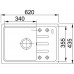 Franke Malta BSG 611-62 Fragránit mosogató, 620 x 435 mm, szahara 114.0395.130