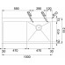 KIÁRUSÍTÁS FRANKE Planar PPX 211/611 /2 TL rozsdamentes mosogató 127.0203.464 SÉRÜLT