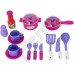 G21 Gyermek konyha edénykészlettel - rózsaszín 690402