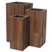 G21 Wood Tube dark virágcserép 40x40x80cm 6392652