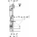 GEBERIT Duofix szerelőelem, Sigma 12 cm-es öblítőtartály, állítható magasság 111.396.00.5