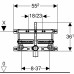 KIÁRUSÍTÁS Geberit Kombifix bidé szerelőelem, univerzális 457.530.00.1 SÉRÜLT CSOMAGOLÁS