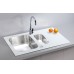 ALVEUS GLASSIX 20 mosogató, 860 x 500 mm, fehér 1100016