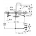 GROHE Essence 3 lyukas mosdócsaptelep, M, króm 20296001