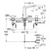 GROHE Allure Brilliant 3 lyukas mosdócsaptelep, M, króm 20344000
