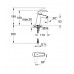 GROHE Eurosmart egykaros mosdócsaptelep, M, króm 2339510E