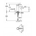 GROHE Essence egykaros mosdócsaptelep, S, króm 34294001
