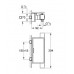 GROHE Grohtherm Cube termosztátos zuhanycsaptelep, króm 34491000