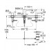 GROHE Eurostlye Cosmopolitan 3 lyukas mosdócsaptelep, S, króm 20208002