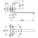 GROHE Eurosmart Cosmopolitan fali mosdócsaptelep, króm 32847000