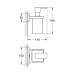 GROHE Allure Brilliant szappanadagoló tartókonzollal 40494000