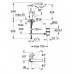 GROHE Eurocube egykaros mosdócsaptelep, L, króm 23135000