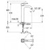 GROHE Grandera egykaros mosdócsaptelep, XL, króm 23313000