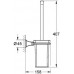 GROHE Grandera WC kefe szett, króm/arany 40632IG0